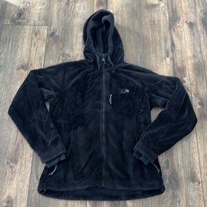 Mountain Hardwear Women’s Fleece Hoodie Jacket Black Size Medium